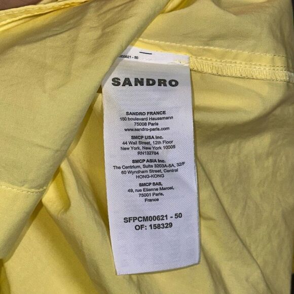 Sandro Paris Adriana Cotton Shirt - Picture 11 of 14